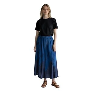 Vintage Y2K Step In Style Phobe Buffay Boho Embroidered Crochet Midi Skirt